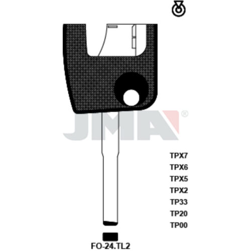 Chei Auto Alpaca Speciale Cu Locas De Cip TP00FO-24.TL2